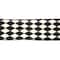 2.5" x 20ft. Black & White Rhombus Wired Ribbon by Celebrate It® Halloween
